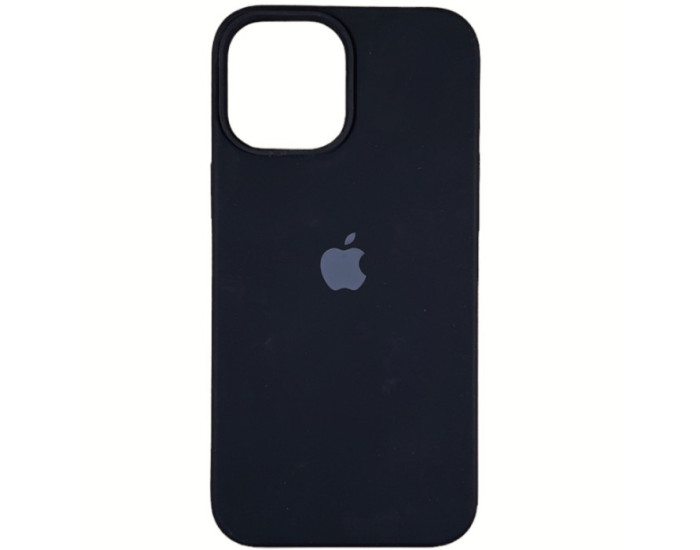 Чехол-силикон оригинал Full Soft Matte iPhone 12 Pro Max, Black