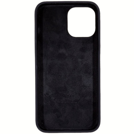 Чехол-силикон оригинал Full Soft Matte iPhone 12 Pro Max Black (Класс А)
