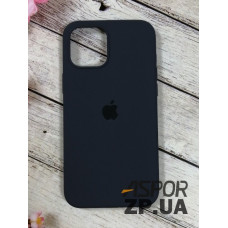 Чехол-силикон оригинал Full Soft Matte iPhone 12 Pro Max Midnight Blue