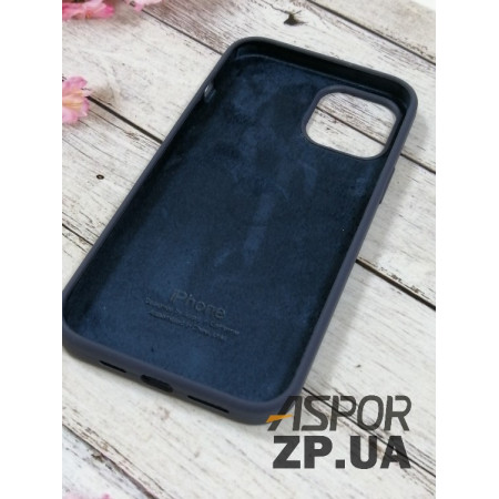 Чехол-силикон оригинал Full Soft Matte iPhone 12 Pro Max Midnight Blue