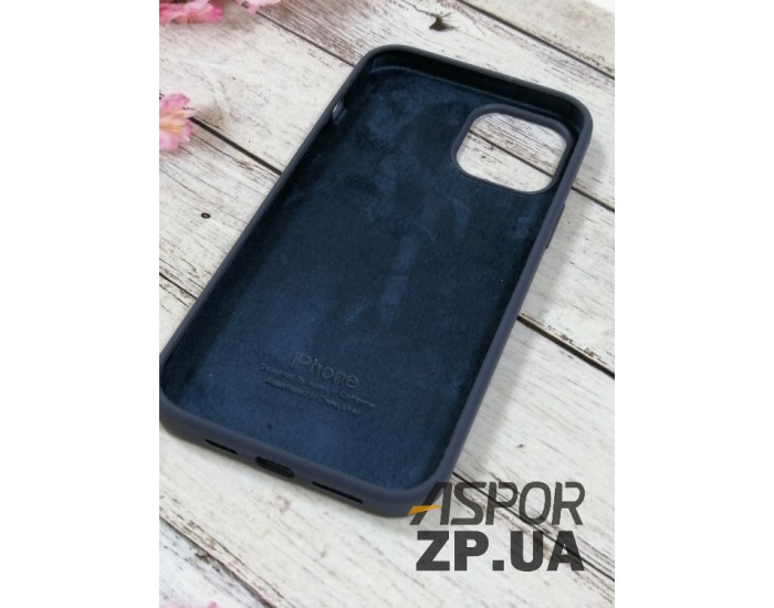 Чехол-силикон оригинал Full Soft Matte iPhone 12 Pro Max Midnight Blue