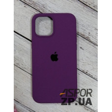 Чехол-силикон оригинал Full Soft Matte iPhone 12 Pro Max Dark Purple