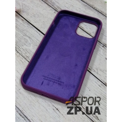 Чехол-силикон оригинал Full Soft Matte iPhone 12 Pro Max Dark Purple