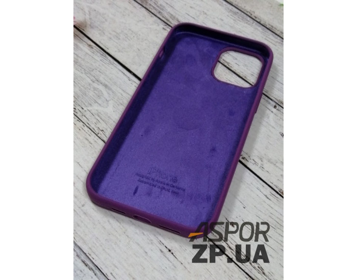 Чехол-силикон оригинал Full Soft Matte iPhone 12 Pro Max, Dark purple