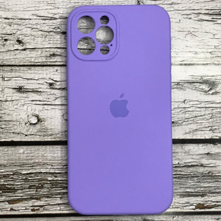 Чехол-силикон оригинал Full Camera Soft Matte iPhone 12 Lilac (Класс А)