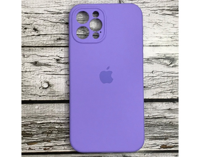 Чехол-силикон оригинал Full Camera Soft Matte iPhone 12, Lilac