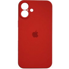 Чехол-силикон оригинал Full Camera Soft Matte iPhone 16 Plus Красный
