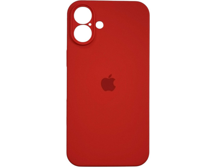 Чехол-силикон оригинал Full Camera Soft Matte iPhone 16 Plus, красный