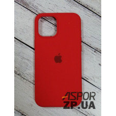 Чехол-силикон оригинал Full Soft Matte iPhone 12 Pro Max Red (Класс B)