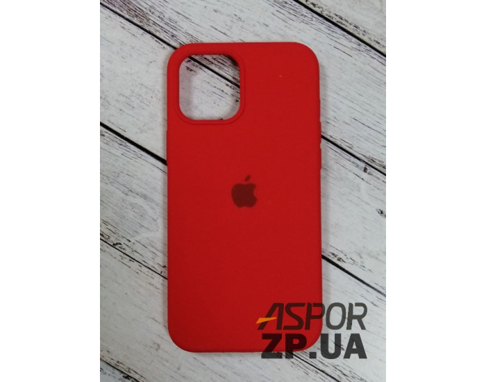 Чехол-силикон оригинал Full Soft Matte iPhone 12 Pro Max, Red