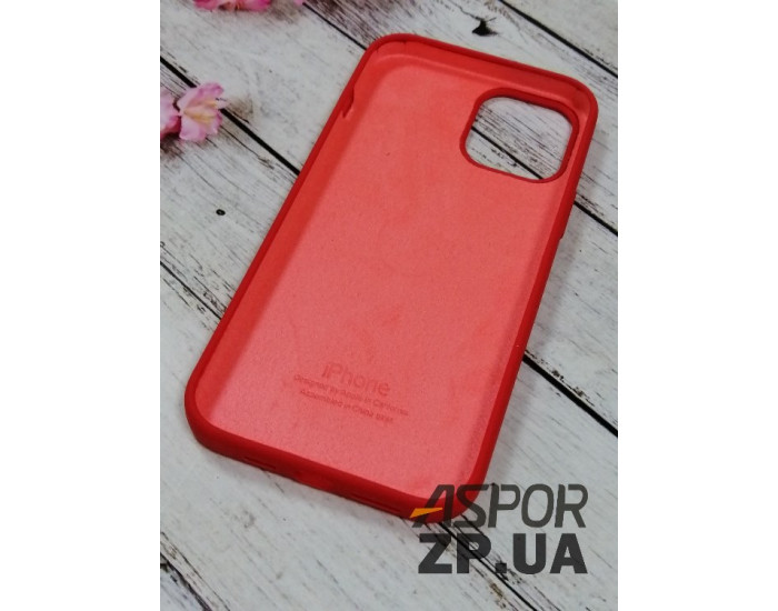 Чехол-силикон оригинал Full Soft Matte iPhone 12 Pro Max, Red