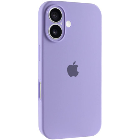 Чехол-силикон оригинал Full Camera Soft Matte iPhone 16  (Сиреневый / Lilac)
