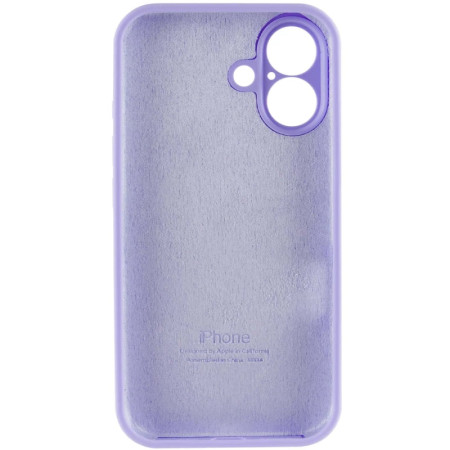 Чехол-силикон оригинал Full Camera Soft Matte iPhone 16  (Сиреневый / Lilac)