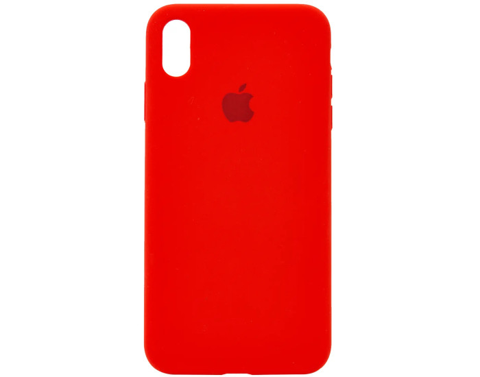 Чехол-силикон оригинал Full Camera Soft Matte iPhone XR, Red