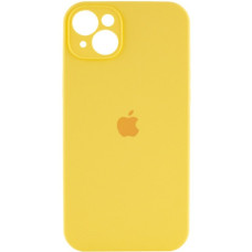 Чехол-силикон оригинал Full Camera Soft Matte iPhone 13 Yellow (Класс B)