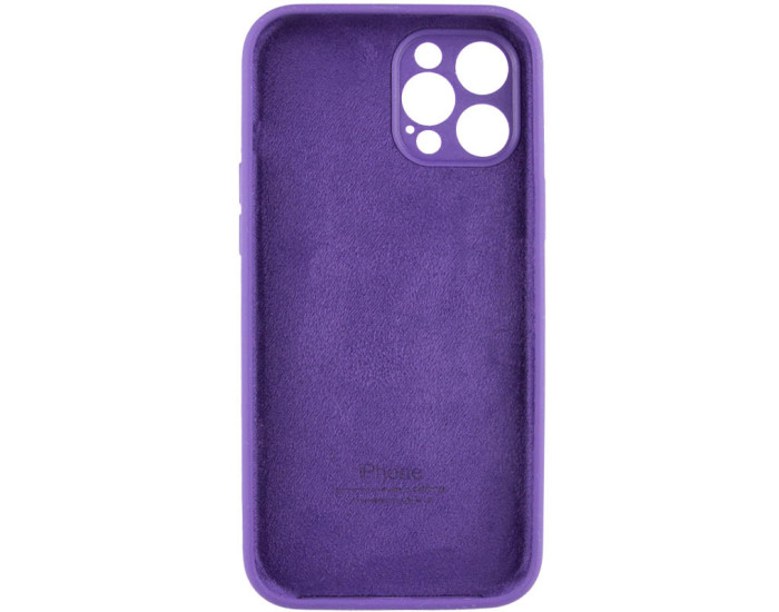 Чехол-силикон оригинал Full Camera Soft Matte iPhone 13 Pro Max, Violet