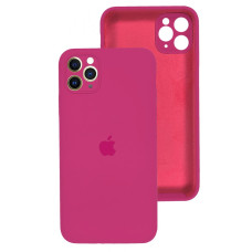 Чехол-силикон оригинал Full Camera Soft Matte iPhone 13 Pro Max малиновый