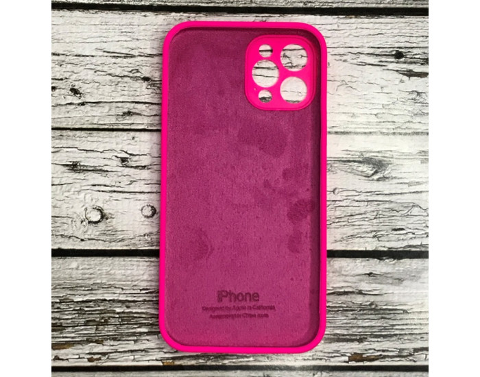 Чехол-силикон оригинал Full Camera Soft Matte iPhone 12 Pro, Dragon fruit