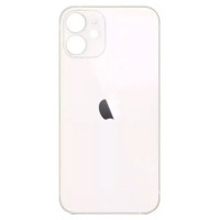 Задняя панель корпуса для iPhone 12 Pro Max, Silver (Big Hole) (Класс B)
