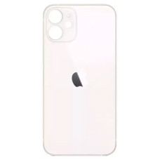 Задняя панель корпуса для iPhone 12 Pro Max, Silver (Big Hole) (Класс D)
