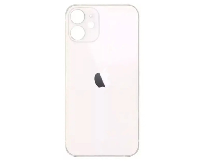 Задня панель корпуси для iPhone 12 Pro Max, Silver (Big Hole)