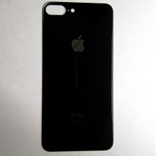 Задняя панель корпуса для iPhone 8 Plus, черная (Big Hole) (Класс C)
