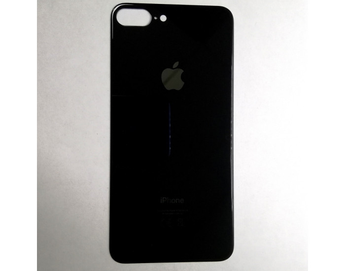 Задняя панель корпуса для iPhone 8 Plus, черная (Big Hole)