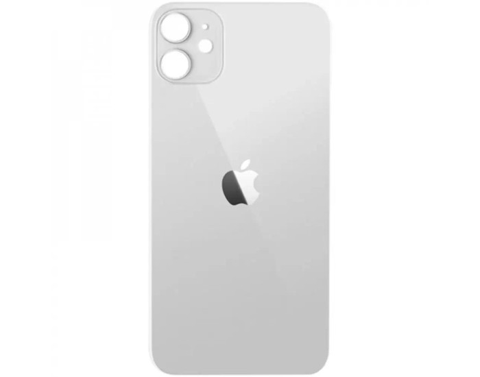 Задня панель корпуси для iPhone 11, Silver (Big Hole)