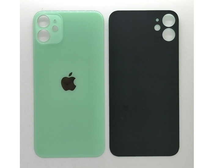 Задня панель корпуси для iPhone 11, Green (Big Hole)