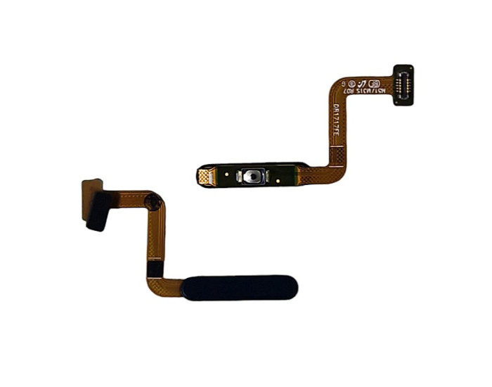 Шлейф для Samsung M31s M317 /M51 M515 кнопки включення, сканер відбитка, чорний оригінал