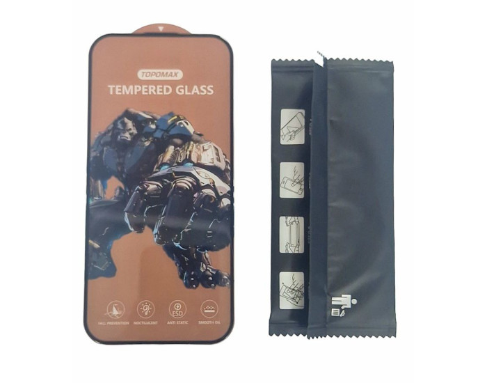 Защитное стекло Topomax Box (Oleophobic) iPhone 14 Pro Max, Black