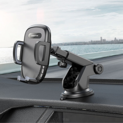 Автодержатель Borofone BH53 Windy Center Console Car Holder (Black/Grey)