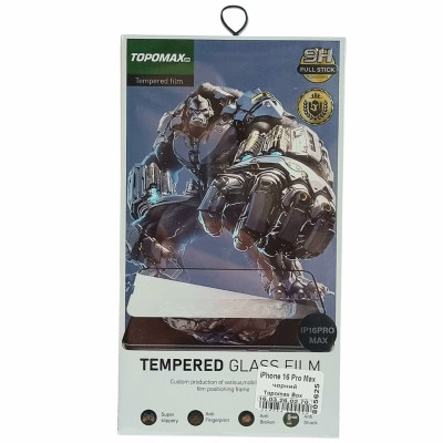 Защитное стекло Topomax Box (Oleophobic) для iPhone 16 Pro Max Black