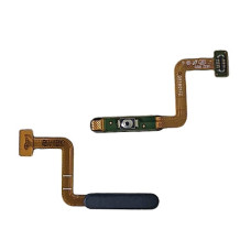 Шлейф для Samsung M525, Galaxy M32 / M325 з кнопкою включення, сканер відбитка пальця, (Touch ID), чорний, оригінал