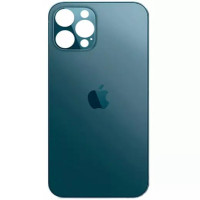 Задняя панель корпуса для iPhone 12 Pro, Pacific Blue (Big Hole) (Класс B)