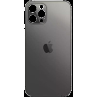 Задняя панель корпуса для iPhone 12 Pro Max, Graphite (Big Hole) (Класс B)