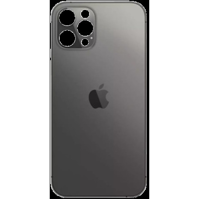 Задня панель корпуси для iPhone 12 Pro Max, Graphite (Big Hole)