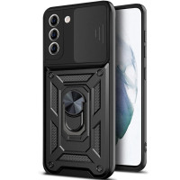 Чехол-Ударопрочный Camshield Serge Ring Samsung Galaxy S24 Plus / Samsung S25 Plus, Черный