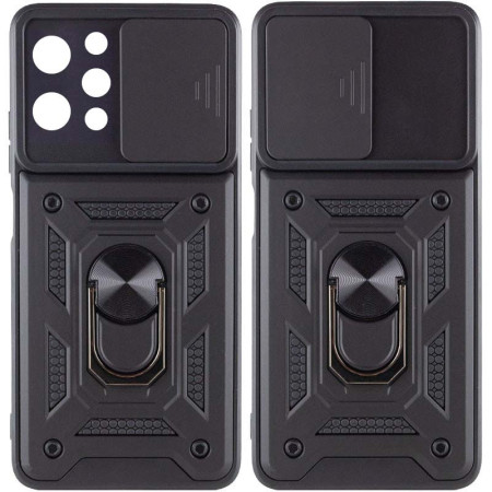 Чехол-Ударопрочный Camshield Serge Ring Xiaomi Redmi 12 / Poco M6 Pro 5G, Black