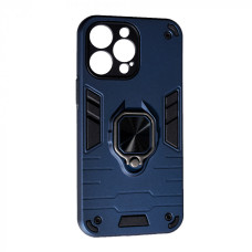 Чехол-силикон Противоударный Antishock iPhone 12 Pro Max темно-синий