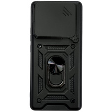 Чехол-Ударопрочный Camshield Serge Ring Xiaomi Poco M7 Pro 5G, Черный