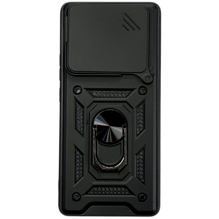 Чехол-Ударопрочный Camshield Serge Ring Xiaomi Poco M7 Pro 5G, Черный