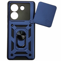 Чехол-Ударопрочный Camshield Serge Ring Xiaomi Poco M7 Pro 5G, Синий