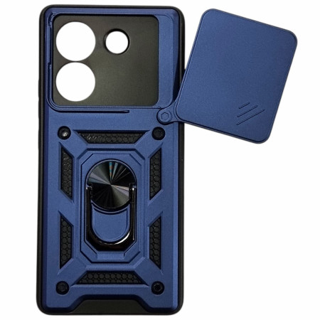 Чехол-Ударопрочный Camshield Serge Ring Xiaomi Poco M7 Pro 5G, Синий