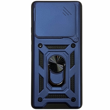 Чехол-Ударопрочный Camshield Serge Ring Xiaomi Poco M7 Pro 5G, Синий