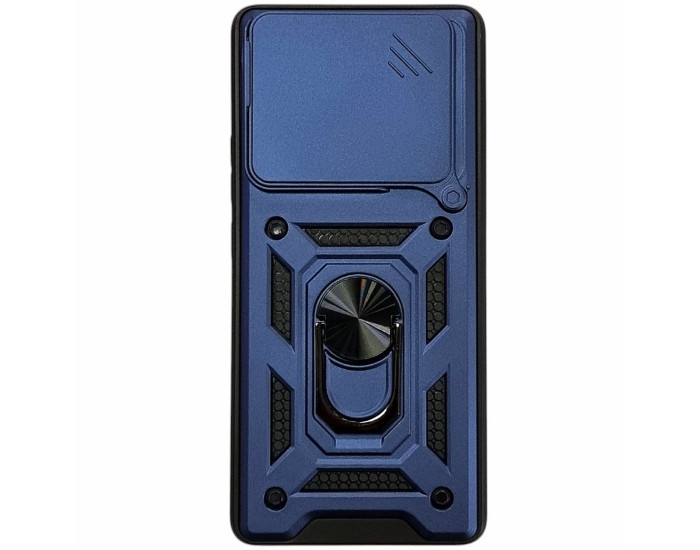 Чехол-Ударопрочный Camshield Serge Ring Xiaomi Poco M7 Pro 5G, Синий