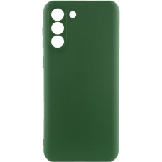 Чехол-силикон Silicone Lakshmi Full Camera Samsung S21 FE, G990, тёмно-зелёный
