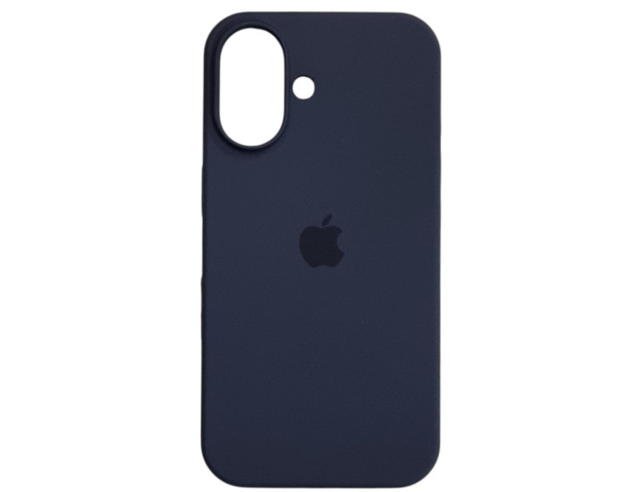 Чохол-силікон оригінал Full Soft Matte iPhone 16, Dark blue