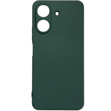 Чехол-силикон Getman Liquid Silk Full Camera Xiaomi Redmi 13C/Poco C65, темно-зеленый