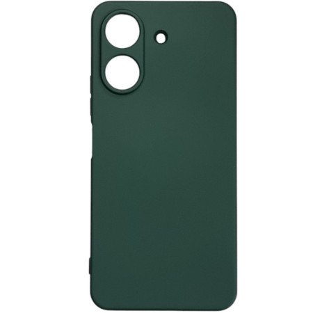 Чехол-силикон Getman Liquid Silk Full Camera Xiaomi Redmi 13C/Poco C65, темно-зеленый